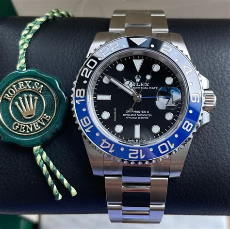 2022 rolex gmt master ii batman|Rolex gmt Batman for sale.